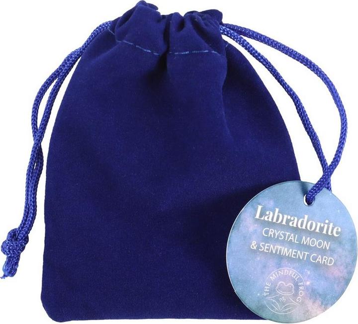 Something Different DekoKristall Love You To The Moon & Back Labradorit