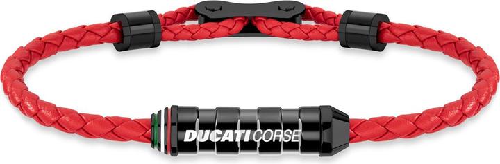 Immagine prodotto Ducati Bracciale Magneti Pelle (20 cm, Cuoio, Acciaio inossidabile)