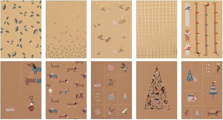 Actual product image Folia Design paper Magic Christmas A4, 115/270 g/m², 20 sheets (270 g/m², 1 x)