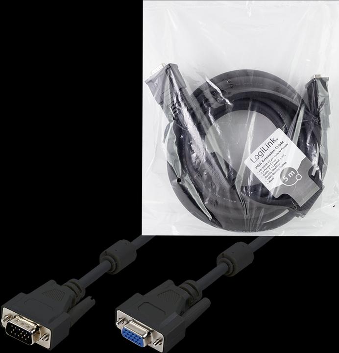Produktbild LogiLink VGA — VGA (5 m, VGA)