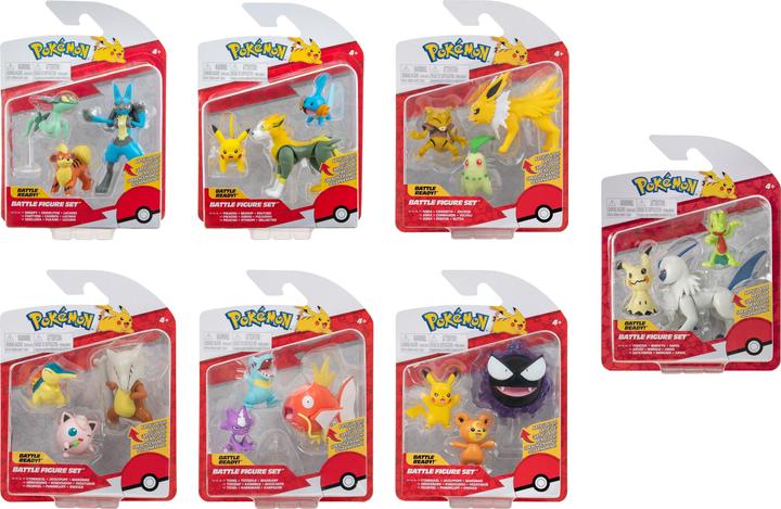 Produktbild Jazwares Pokémon Battle Figure Set ass Wave