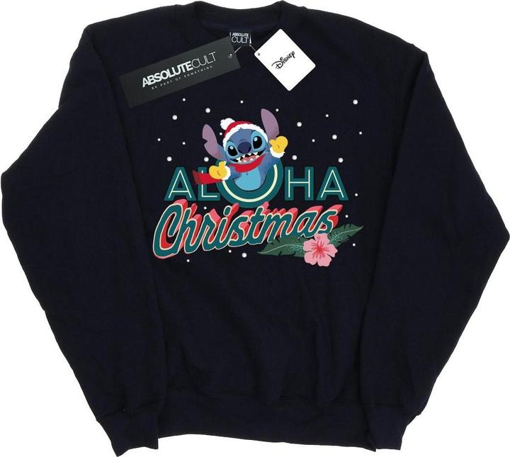 Disney Lilo And Stitch Aloha Christmas Sweatshirt (M)