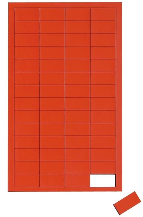 Image du produit Maul Symboles magnétiques rectangle, 56 pièces (1 x)