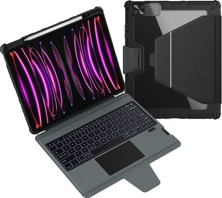 Produktbild NoName Bumper Link Keyboard Case (Backlit Version) for iPad Pro 12.9 2020/2021/2022/ Air 13 2024 Bl (DE)