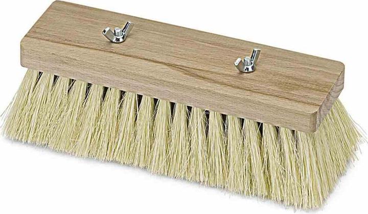 Produktbild Nölle PROFI BRUSH Bitumenbürste Natur-Fibre 23 cm Flachholz, 2 Flügelschrauben (230 mm)