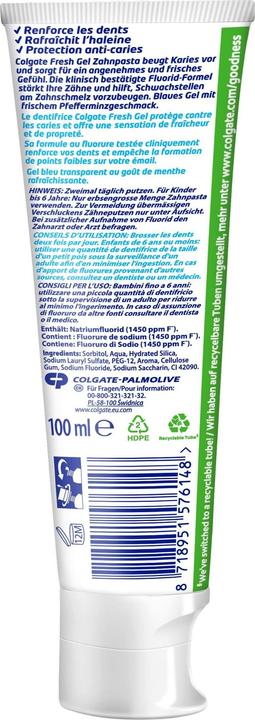 Produktbild Colgate Blue Fresh Gel Zahnpasta (100 ml)