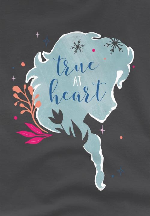 Immagine prodotto Disney Frozen True At Heart Maglietta Elsa Profilo Bambini (128)