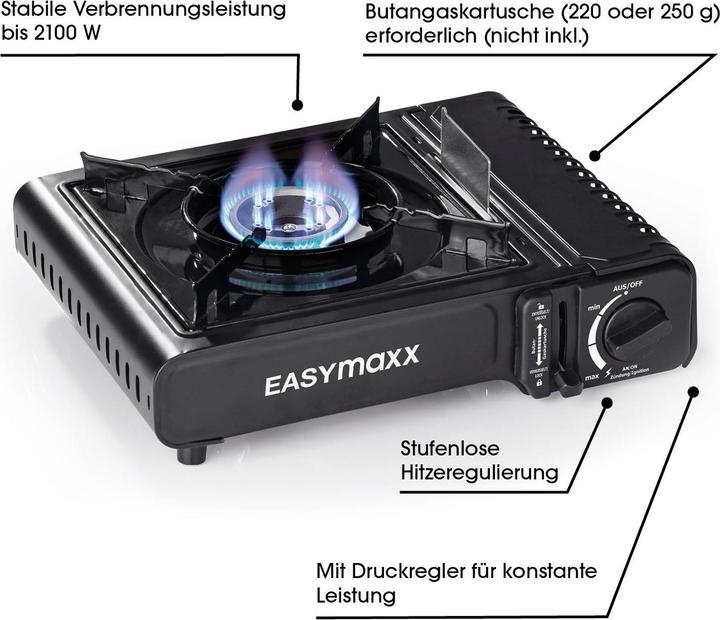 Produktbild Easymaxx Gaskocher inkl. Koffer