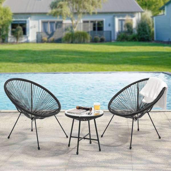 Produktbild Juskys Balkonmöbel Set Ostana (45 cm)