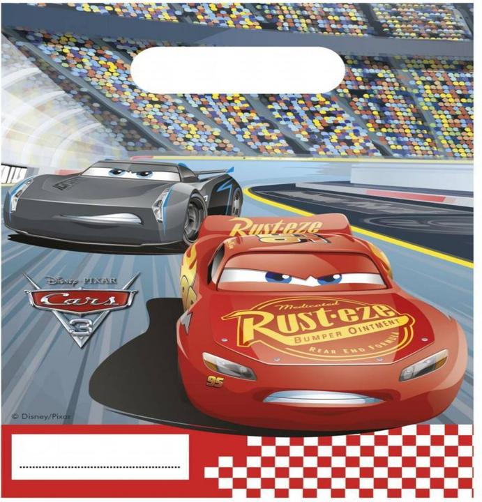Actual product image Procos Gift Bags Birthday Cars McQueen (Gift bag, 6 x)