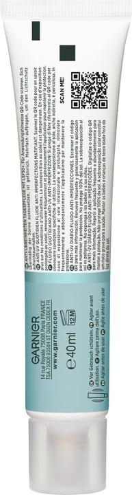 Actual product image Garnier Pure (Suntan cream, SPF 50+, 40 ml, 60 g)
