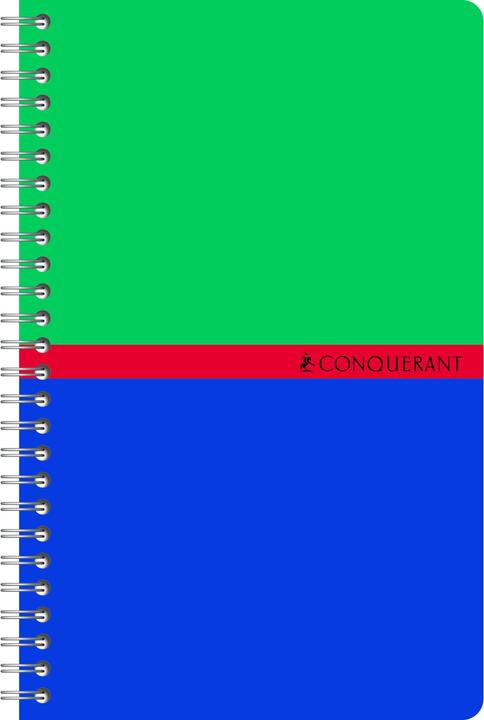 Produktbild Conquerant SEPT Spiralbuch, 110 x 170 mm, kariert, 50 Blatt (110 x 170 mm, Kariert, Weicher Einband)