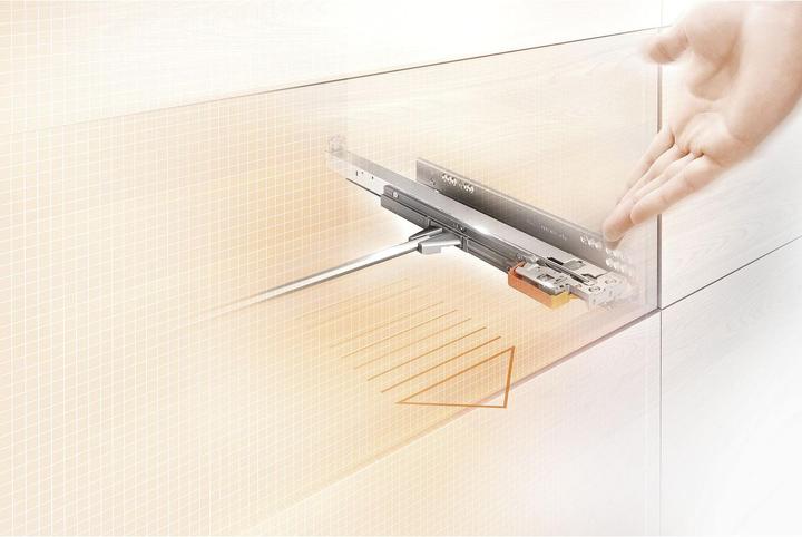 Image du produit Blum Roulements à double extension MOVENTO 760H/766H, TIP-ON