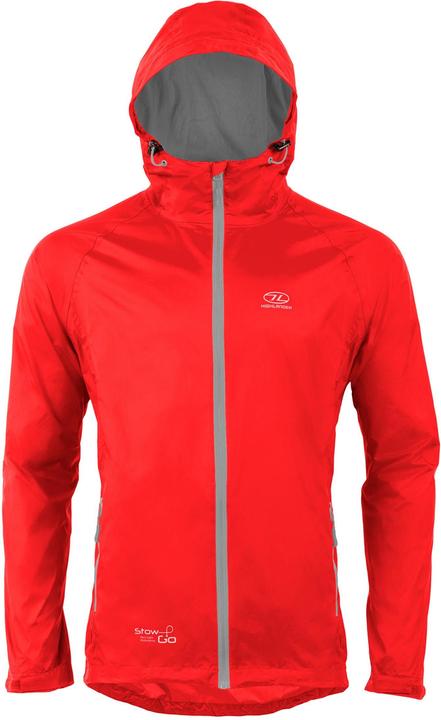 Actual product image Highlander Stow & Go Red Packaway Jacket - M (M)