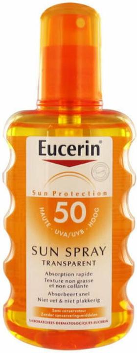 Actual product image Eucerin Sonnenspray (Sun spray, SPF 50, 200 ml)