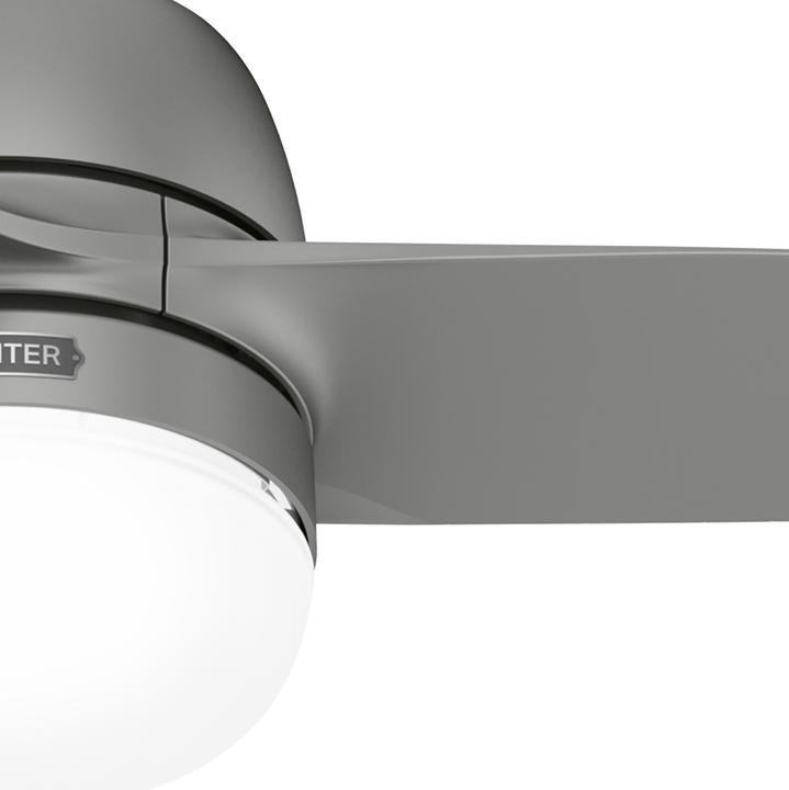 Actual product image Hunter Fans Outdoor Deckenventilator Seawave Silber mit Licht (45.70 dB)