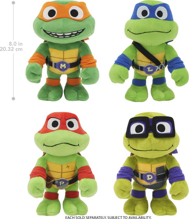 Actual product image Mattel Teenage Mutant Ninja Turtles: Mutant Mayhem 8" Mikey