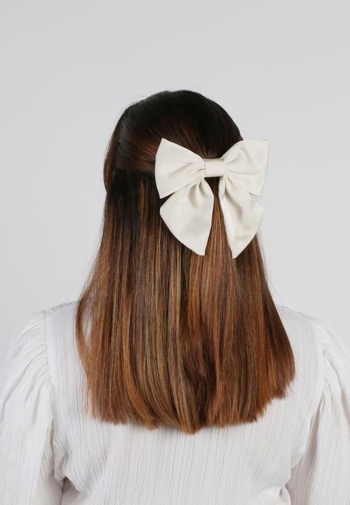 Immagine prodotto Trisa Fashion Maschen Set Scrunchie & Clip Offwhite 2 Stk. (Elastico per capelli)
