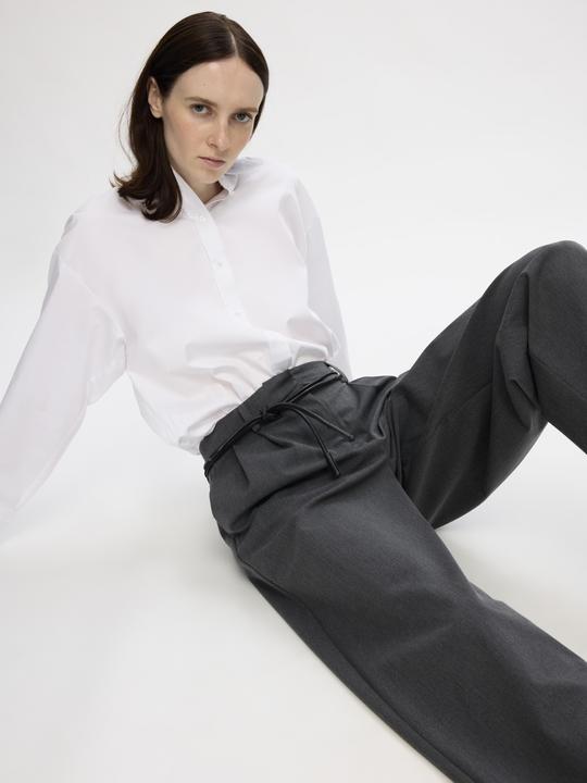 Actual product image Selected Femme Tailored barrel fit trousers (36)
