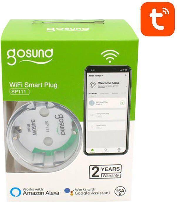 Actual product image Gosund Smart plug WiFi SP111, Tuya 4-pack