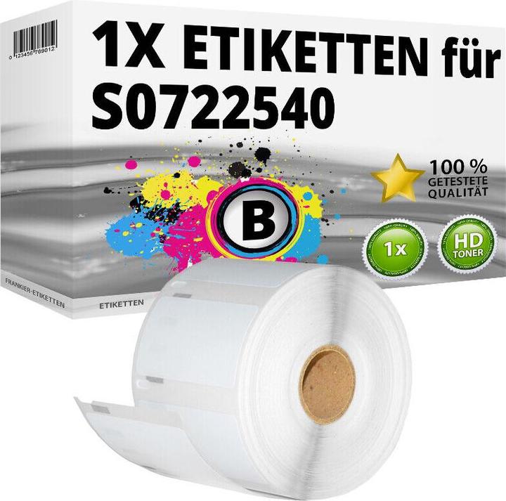 Actual product image Druckfuxx Etiketten für Dymo 11354 Labelwriter 310 320 330 400 SE 450 Twin Turbo