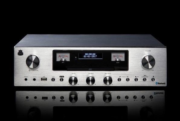 Immagine prodotto GPO PR200 - Sistema HiFi Premium Line, radio DAB+, CD, USB, bluetooth (Bluetooth, 1x 12 W)