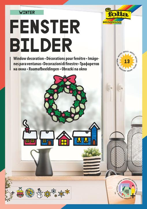 Produktbild Folia Fensterbilder-Bastelset "Winter", 250 x 350 mm