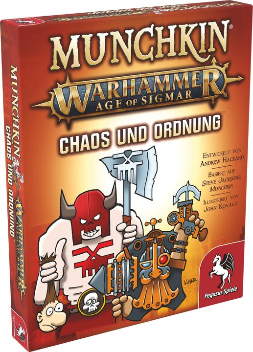 Produktbild Pegasus 17022G - Munchkin Warhammer: Age of Sigmar - Chaos & Ordnung Erweiterung (DE-Ausgabe) (Deutsch)