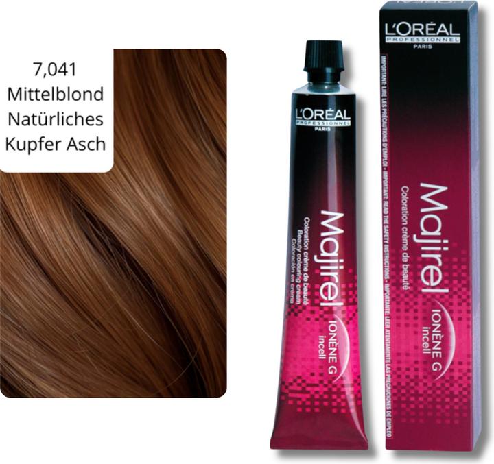Immagine prodotto L'Oréal Professionnel Majirel (7.041 Biondo medio Rame naturale Ceneri)