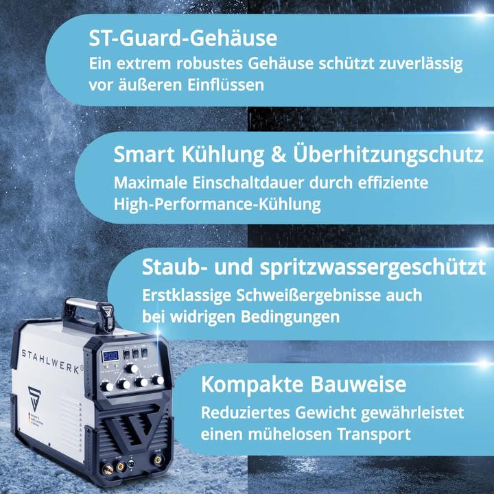 Produktbild Stahlwerk Kombi Schweissgerät AC/DC WIG 200 ST IGBT 200 Ampere