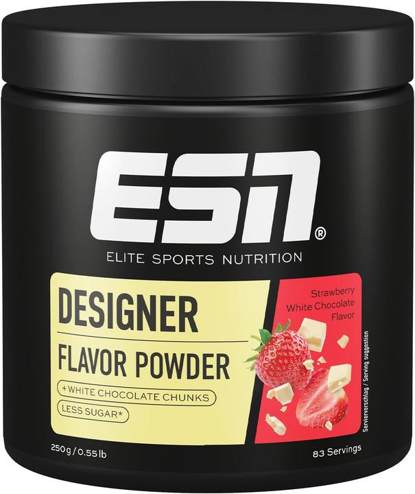 Produktbild ESN Flavn Tasty (Weisse Schokolade, Erdbeere, 1 Stk., 250 g)