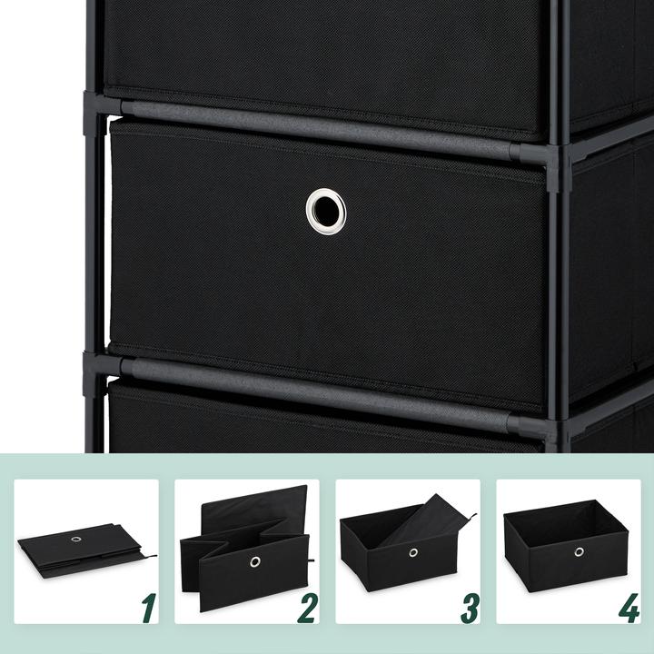 Actual product image Relaxdays Chest of drawers (43 x 33 x 65 cm)
