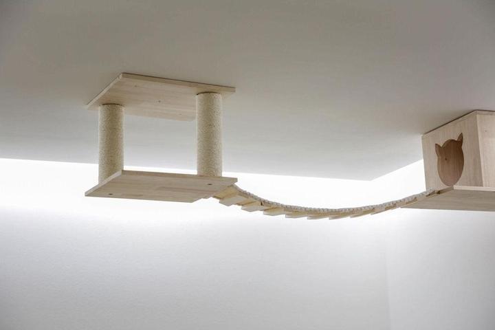 Image du produit Kerbl Aire de jeu pour chats Top, naturel/blanc
