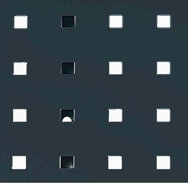 Actual product image Bott Perforated panel W457xL495mm light grey, RAL 7035