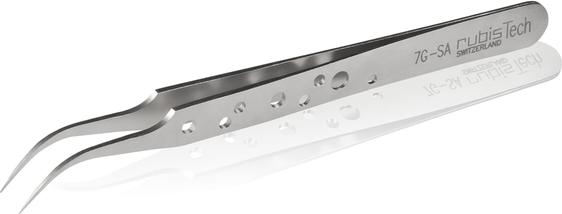 Rubis Pinzette perforiert, sichelförmig, 11.5 cm, 7G