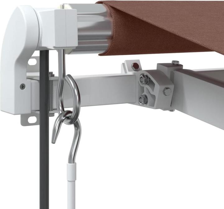 Produktbild VidaXL Markise Gelenkarmmarkise Sonnenmarkise Automatisch LED Braun 600x350cm (6 m)