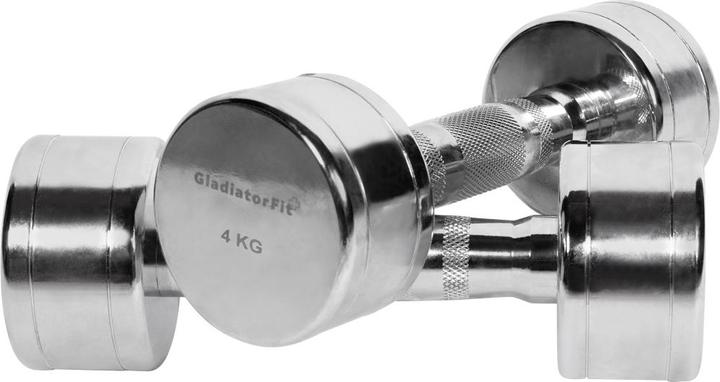 Produktbild Gladiatorfit Chromhantel (2 x 4 kg)