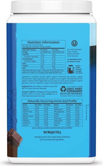 Produktbild Sunwarrior Protein Warrior Blend (Schokolade, 1 Stk., 750 g)