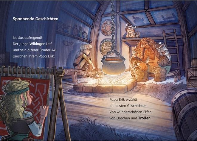 Produktbild Leselöwen 1. Klasse - Der mutigste Wikinger der Welt (Deutsch, Fabian Lenk, Loewe Erstlesebücher, Max Meinzold, 2022)