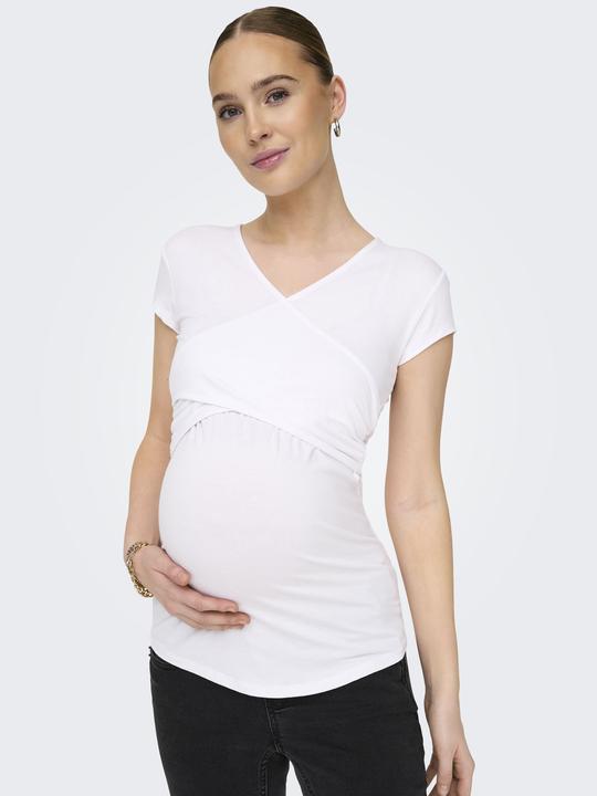 Actual product image Only Maternity Mum wrap effect top (L)