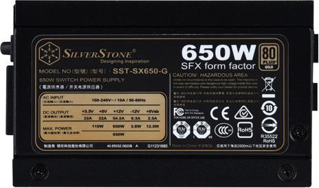 Produktbild Silverstone SST-SX650-G v1.1 (650 W)