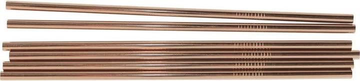 Produktbild JTI 6x gerade Metalltrinkhalme - Roségold (1 x)