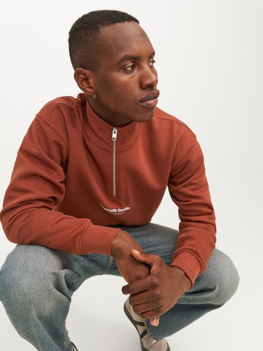 Image du produit Jack & Jones Texte Sweat-shirt avec demi-zip Sweat-shirt avec demi-zip (XL)