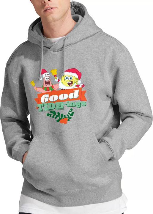 Produktbild Spongebob Squarepants Good Tideings Kapuzenpullover weihnachtliches Design (XXL)