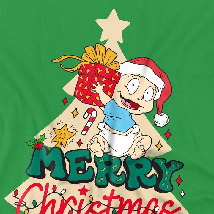 Immagine prodotto Rugrats Merry Christmas Maglietta Tommy Pickles Uomo (4XL)