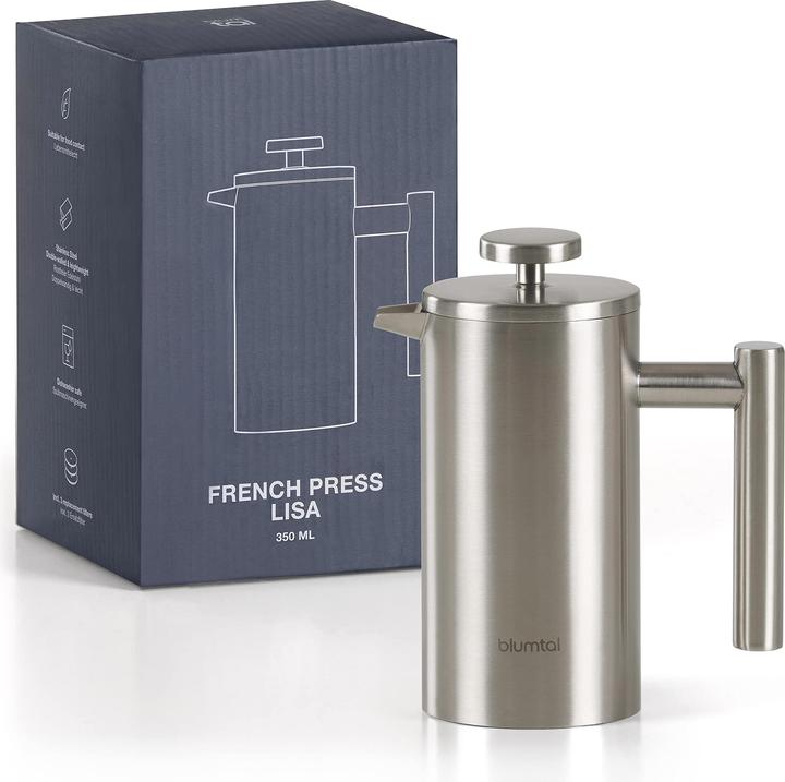 Produktbild Blumtal French Press, Edelstahl 350 ml