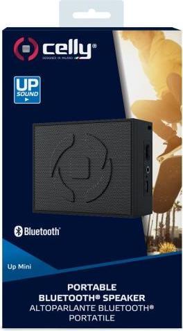 Produktbild Celly UpMini 2 W Mono Tragbarer Lautsprecher Schwarz (Akkubetrieb)
