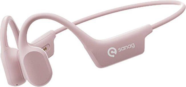 Sanag A30S Pro bone conduction wireless headphones (pink) (9 h, Wireless)
