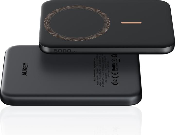 Produktbild Aukey MAG FUSION SLIM - Powerbank (5000 mAh, 18 W, 18 Wh)
