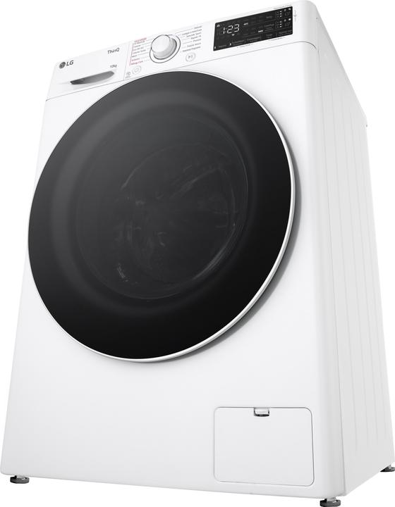 Image du produit LG F4R3710NSWW Lave-linge 10 kg AI DD, Classe A-10%, 1400 tr/min, Auto-dosage, Wi-Fi (10 kg, Gauche)